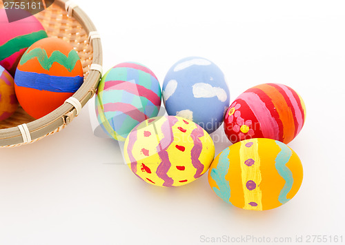 Image of Easter egg in basket