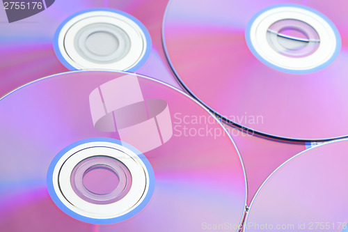 Image of Compact disc close up