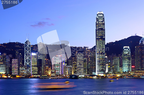 Image of Hong Kong at night