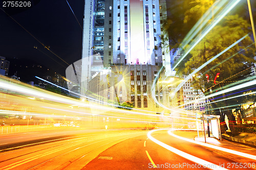 Image of Busy traffic in city