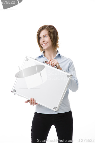 Image of Businesswoman with briefcase