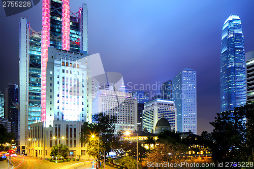 Image of Commercial district in Hong Kong