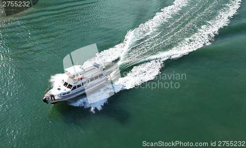 Image of Cruise boat on sea