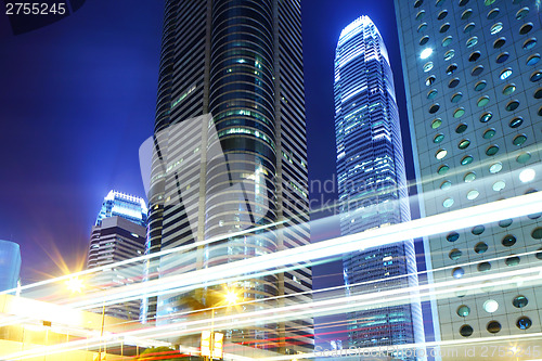Image of Traffic trail in Hong Kong