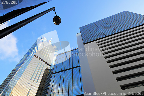 Image of Business building to sky