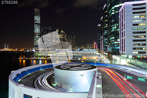 Image of Kowloon side in Hong Kong at night