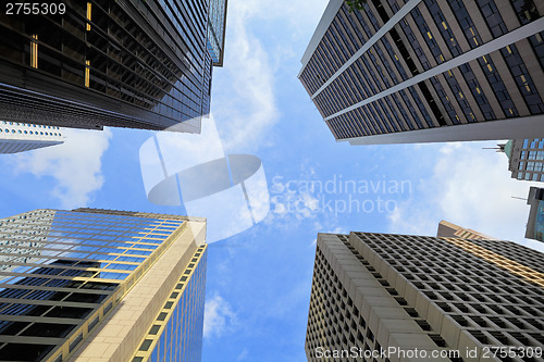 Image of Office building to sky