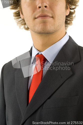 Image of Handsome businessman in a studioshot