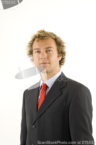 Image of Handsome businessman in a studioshot