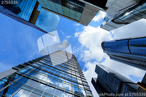 Image of Modern building from low angle