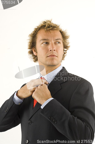 Image of Handsome businessman in a studioshot