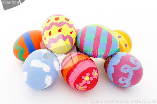 Image of Easter egg isolated on white