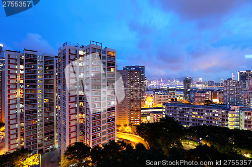 Image of Hong Kong residential district