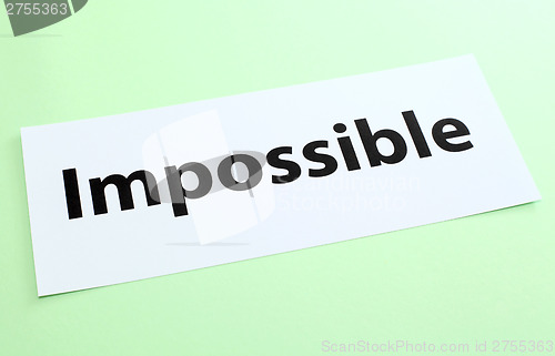 Image of Impossible