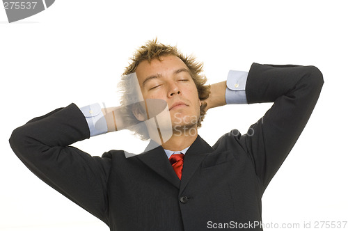 Image of Handsome businessman in a studioshot