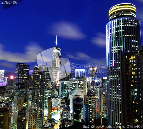 Image of Commercial district in Hong Kong