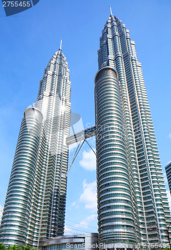 Image of Twin tower building in Kuala Lumpur