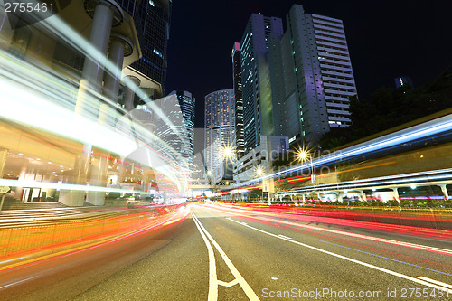 Image of Hong Kong busy traffic