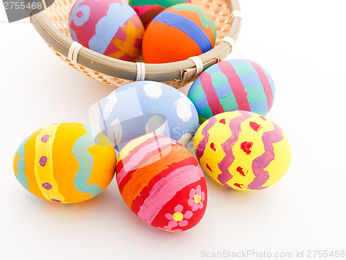 Image of Easter egg in basket