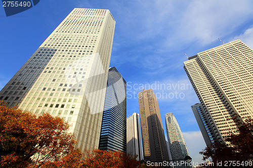 Image of Financial district in Tokyo
