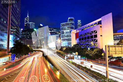Image of Busy traffic in Hong Kong 