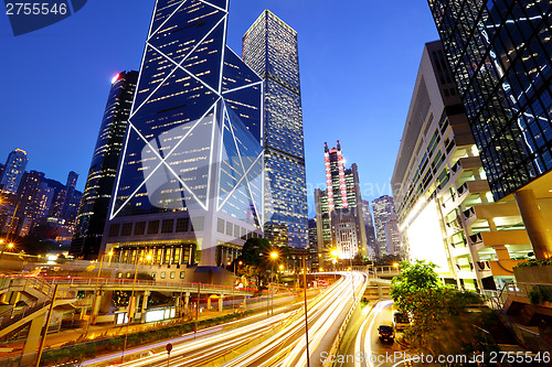 Image of Hong Kong city traffic