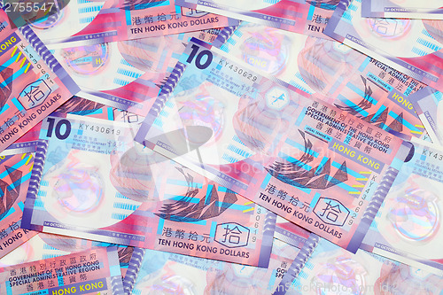 Image of Ten dollar Hong Kong banknote