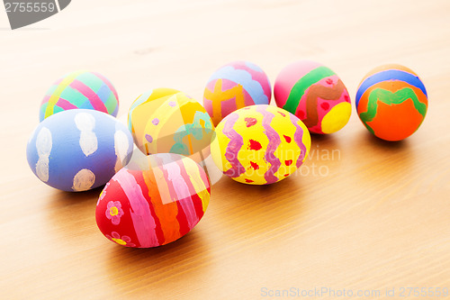 Image of Kid painted easter egg