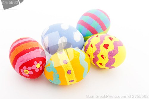 Image of Easter egg isolated on white