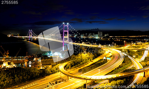 Image of Suspension bridge in Hong Kong