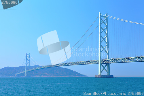 Image of Akashi Kaikyo bridge in Japan 