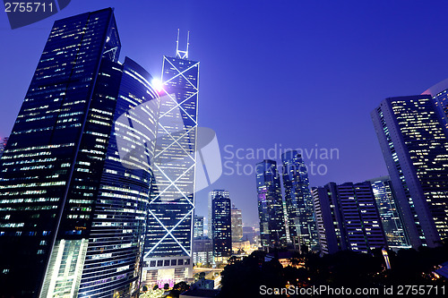 Image of Hong Kong commercial district