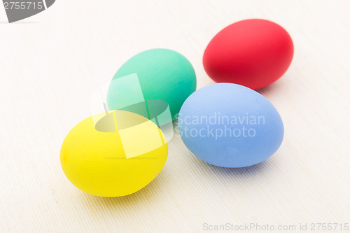 Image of Colourful painted easter egg