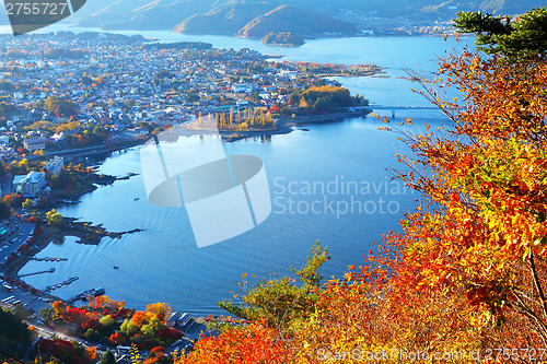 Image of Japanese lake kawaguchi