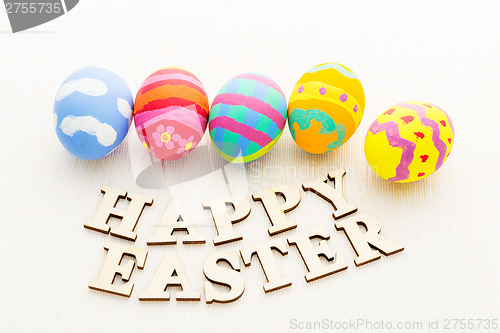 Image of Colourful easter egg