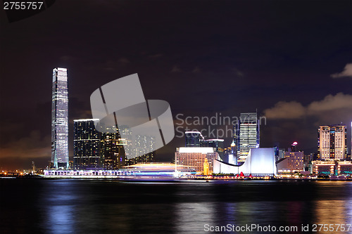 Image of Kowloon side at night