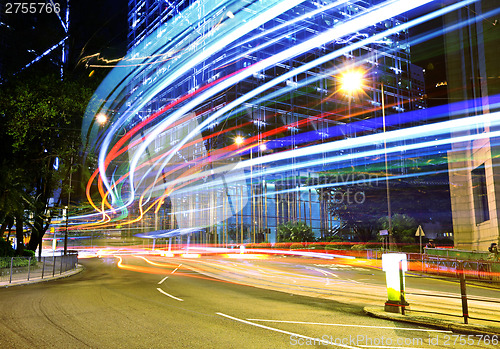 Image of Busy traffic in urban city