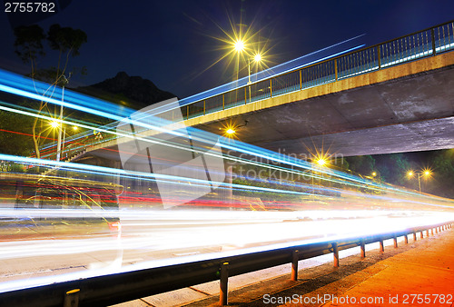 Image of Busy traffic on road