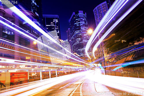 Image of Busy traffic in Hong Kong