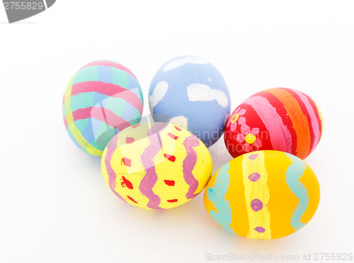 Image of Easter egg isolated on white