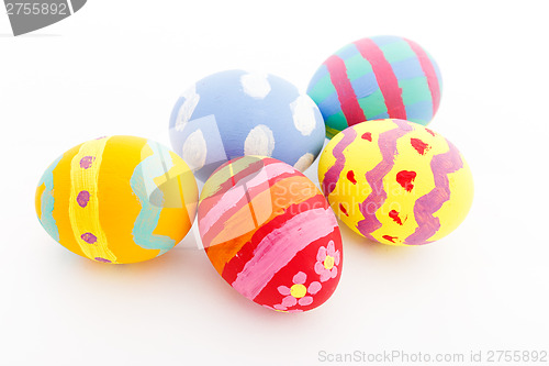 Image of Easter egg isolated on white