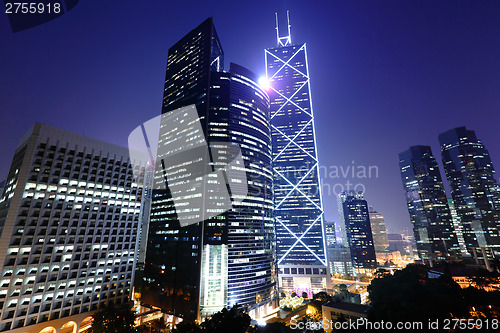 Image of Commercial district in Hong Kong