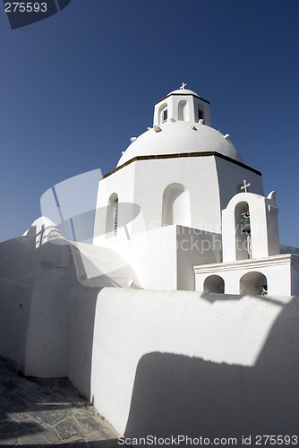 Image of classic greek island church