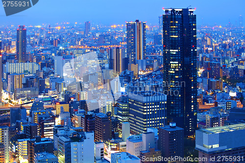 Image of Osaka at night