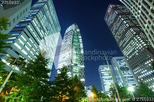 Image of Tokyo skyline at night