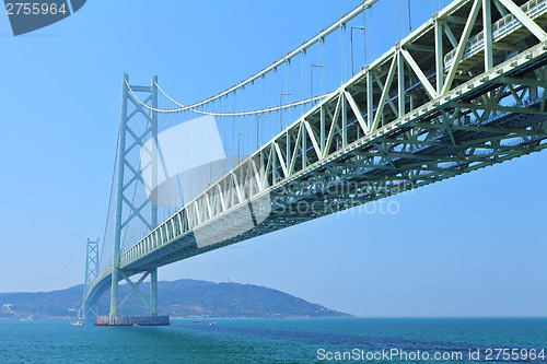 Image of Akashi Kaikyo bridge in Kobe