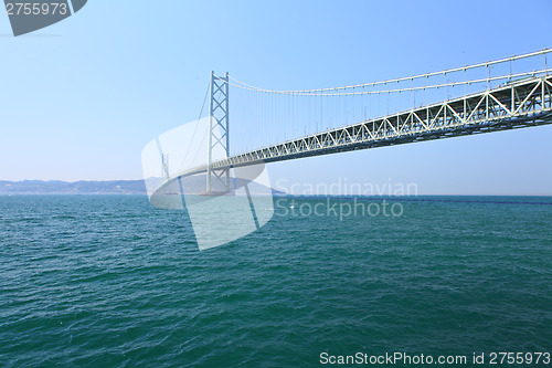 Image of Akashi Kaikyo bridge in Japan 