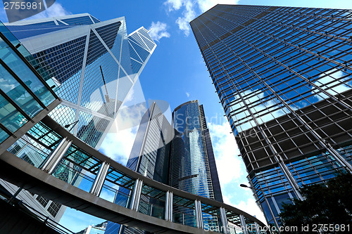 Image of Office building to sky