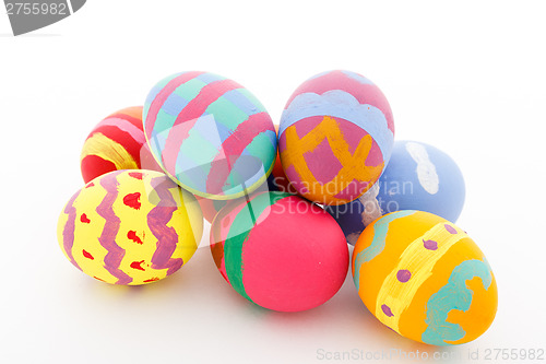 Image of Easter egg isolated on white