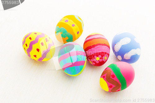 Image of Beautiful pattern easter egg